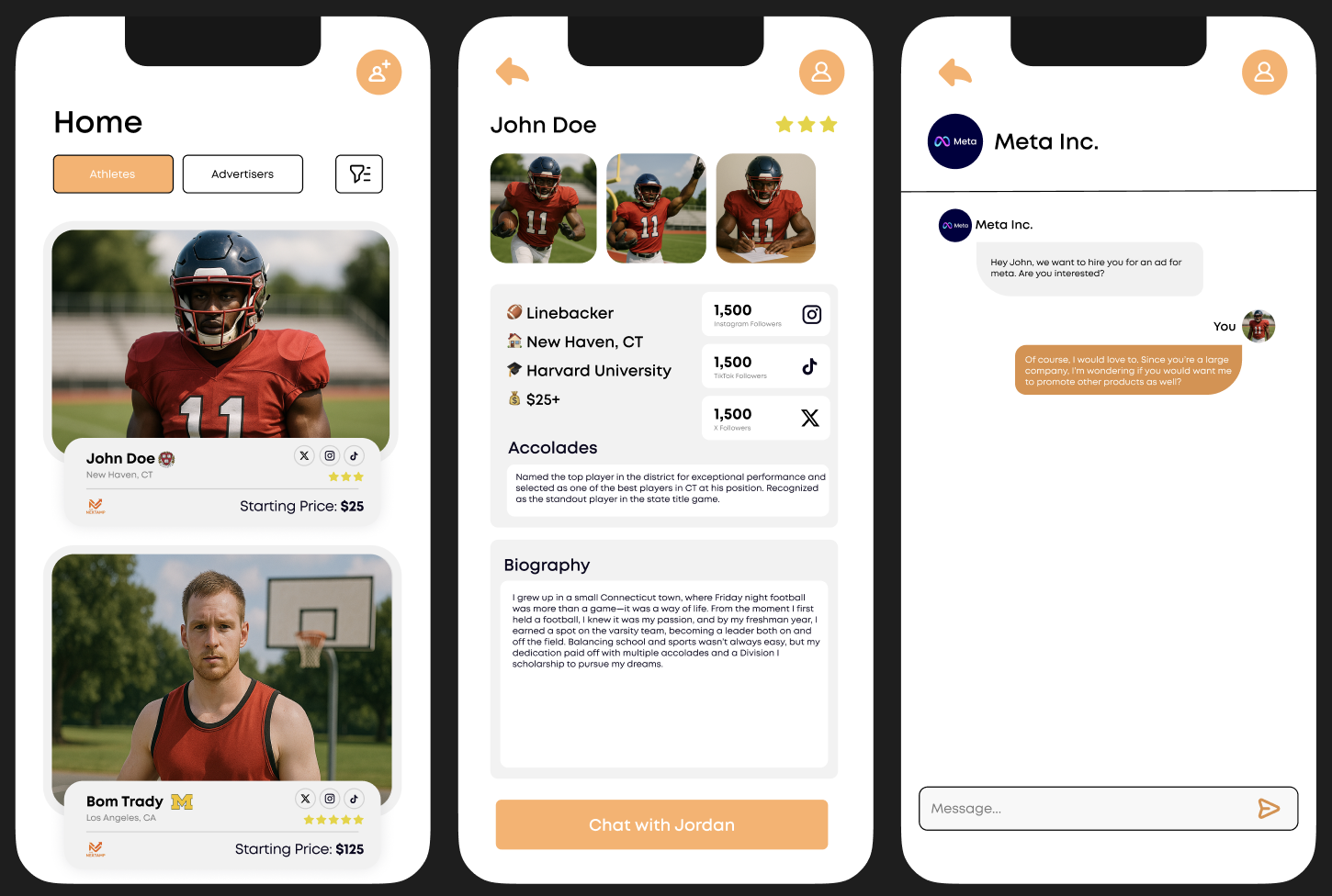 The Next AMP iOS App Screenshot